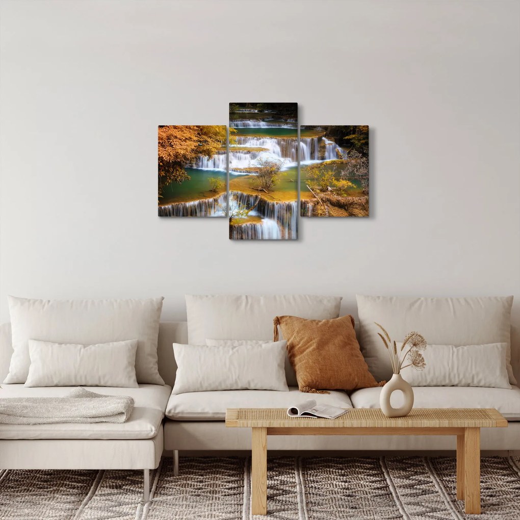 Kép - Huay, Mae, Khamin, vízesés, Thaiföld (90x60 cm)