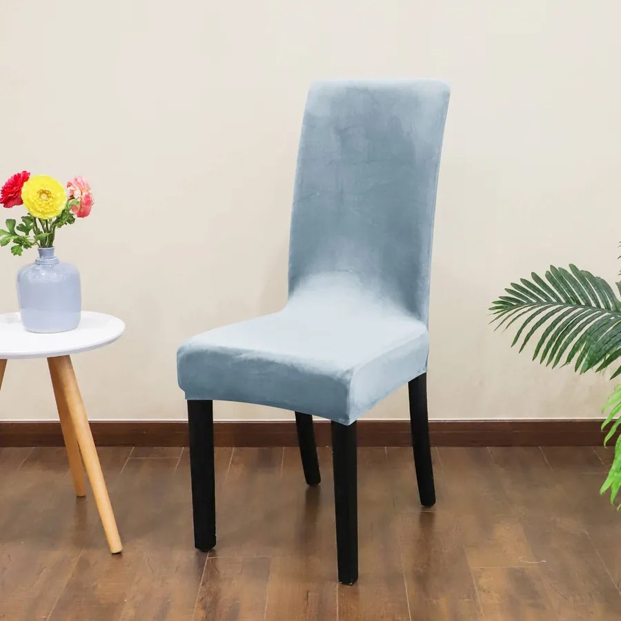 SzékHuzat Étkezőszékre (bársonyos, égszínkék)