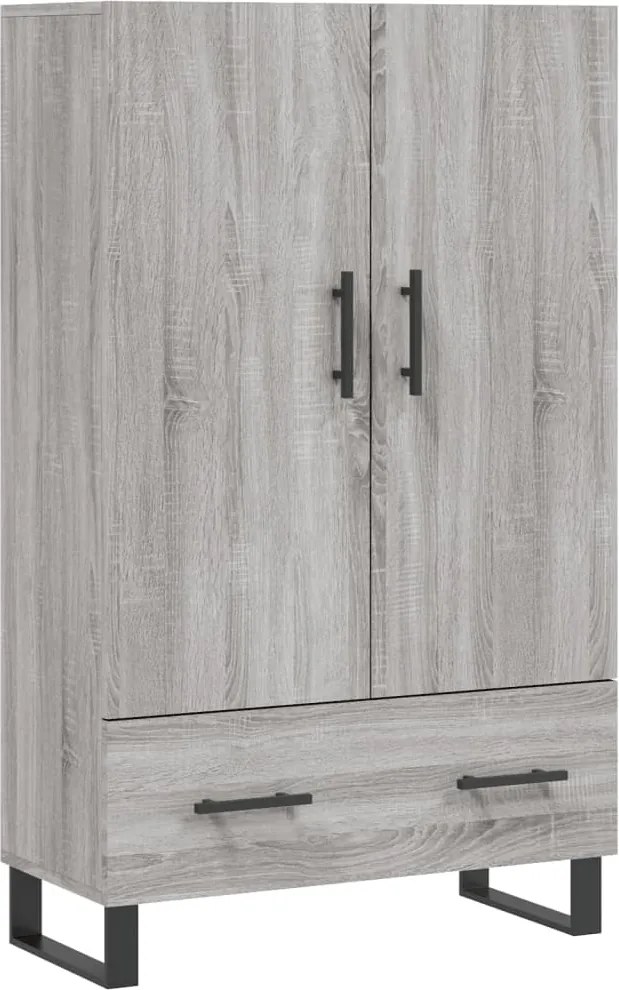 vidaXL szürke sonoma szerelt fa magasszekrény 69,5 x 31 x 115 cm