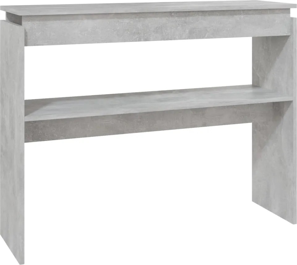 vidaXL betonszürke szerelt fa tálalóasztal 102 x 30 x 80 cm