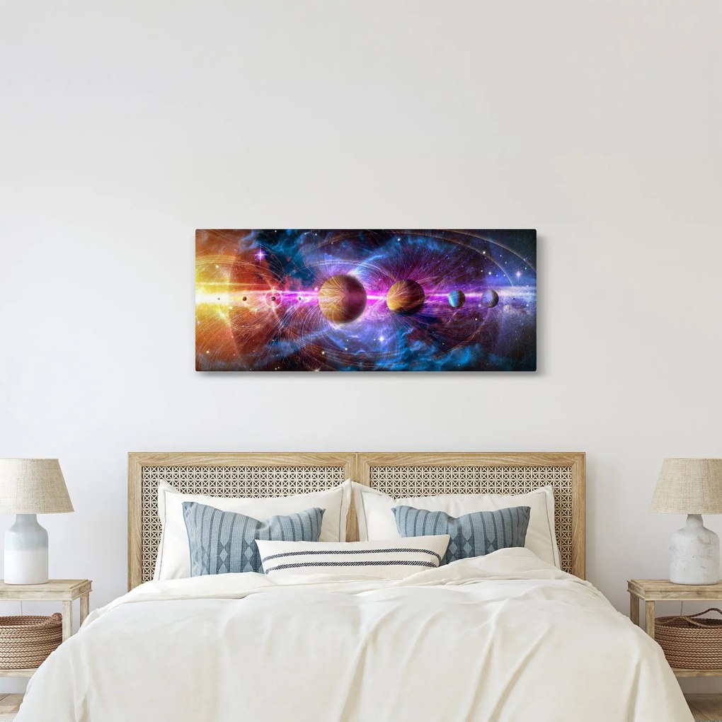 Kép - Naprendszer (120x50 cm)