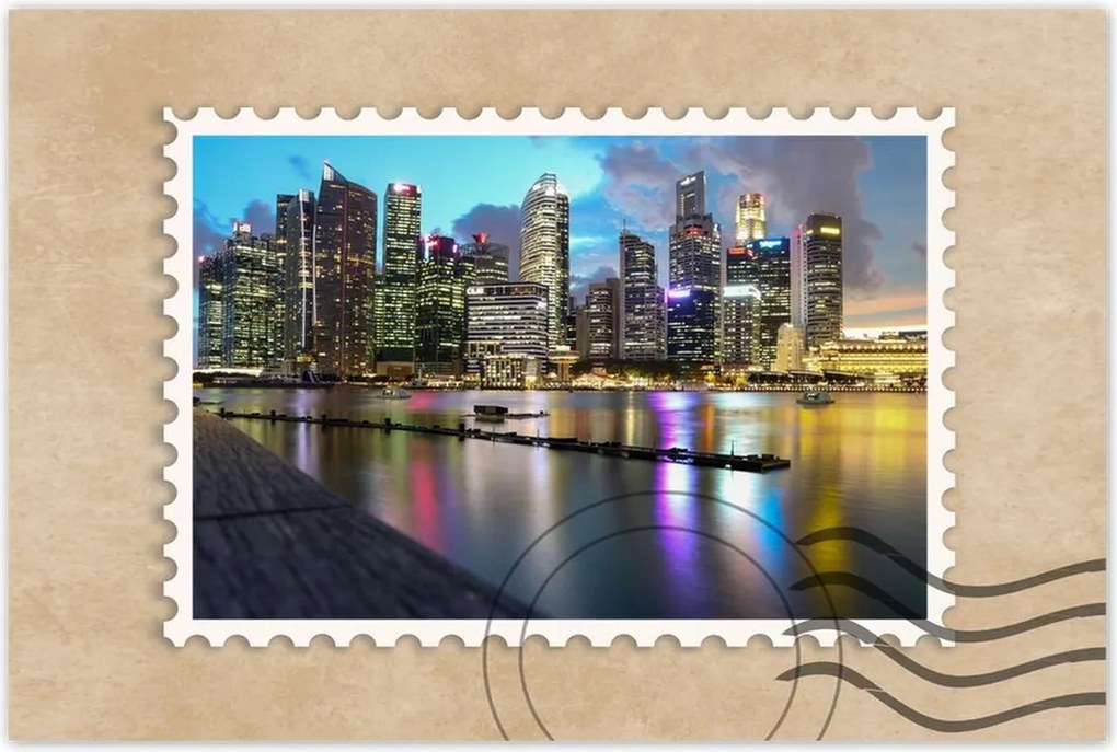 Poszterek 90x60 Városi táj Kilátás