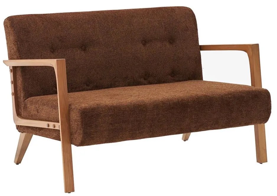 TUMI kétszemélyes barna kanapé