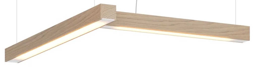 Függeszték LED40 L alakú, többféle változatban - TUNTO Modell: tölgy, feketére pácolt