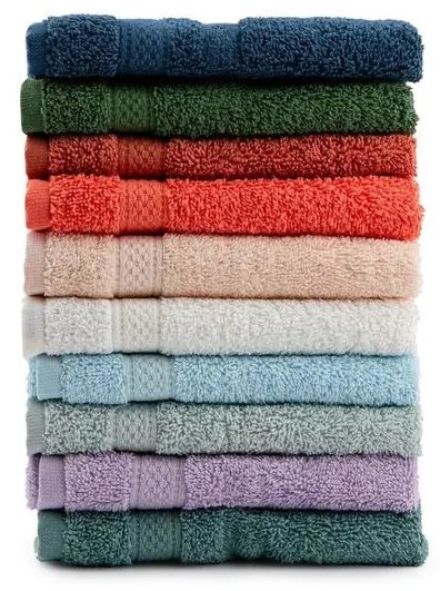 Törölközőkészlet 10 db-os Rainbow 30x55cm Több színben, kombináció C
