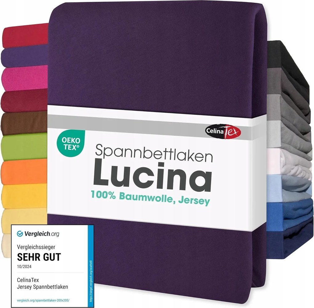 CelinaTex Lucina Gumis Lepedő 140 x 200-160 x 200 cm Lila