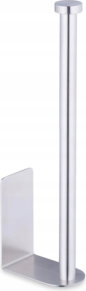 Öntapadós WC-papír tekercs tartó 26 x 4,5 x 7,5 cm Ezüst