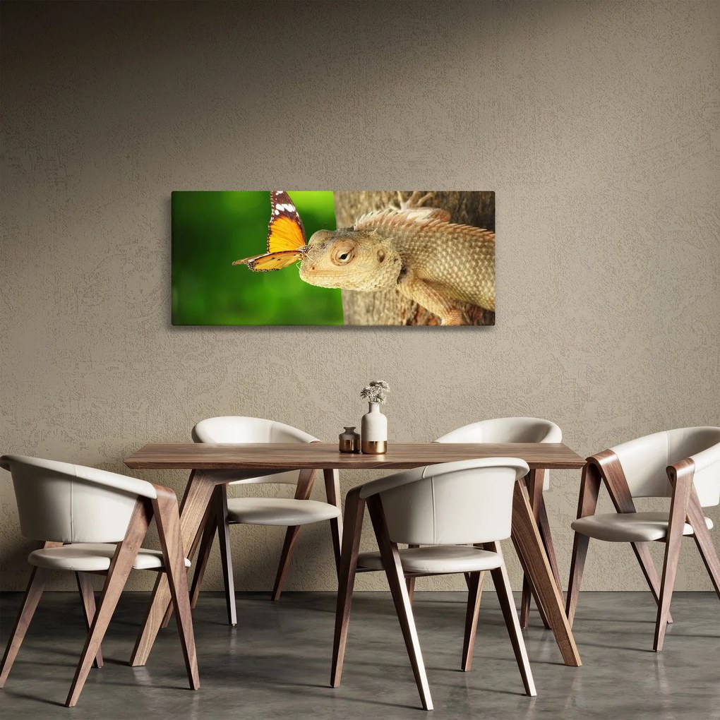 Kép - Gyík (120x50 cm)