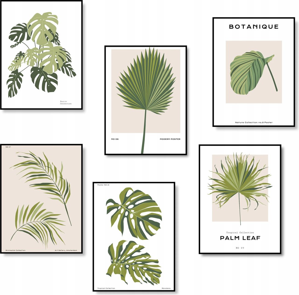 Monster Poszterek 6 db-os Szett Konyhai Poszterek A4 Képek *Sok minta*