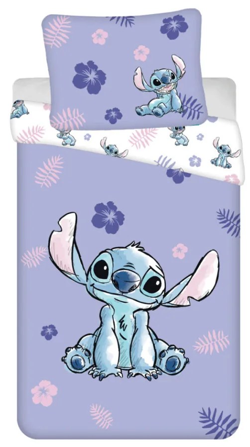 Disney Lilo és Stitch, A csillagkutya Blooming ágyneműhuzat 140×200cm, 70×90 cm
