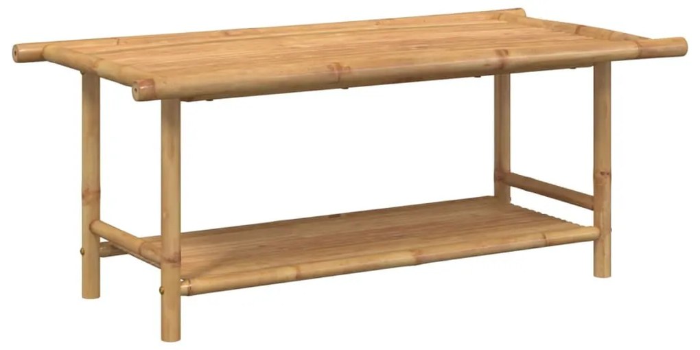 Bambusz dohányzóasztal 110x55x45 cm
