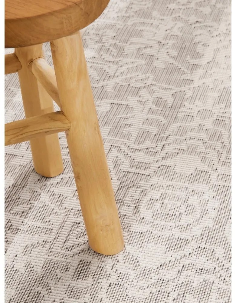 Szürke-elefántcsont színű kültéri-beltéri szőnyeg 200x290 cm Duet Kona – NORTHRUGS