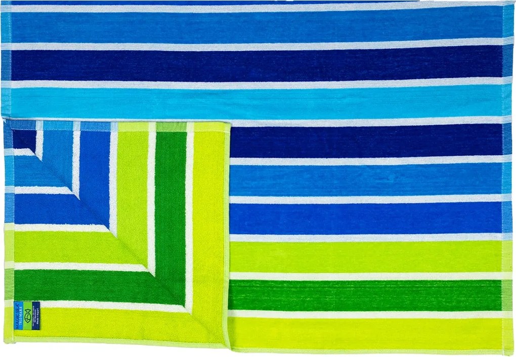 MIRAGE Strandtörölköző zöld 165x90cm