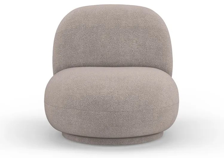 Bézs buklé fotel Chuck – Micadoni Home