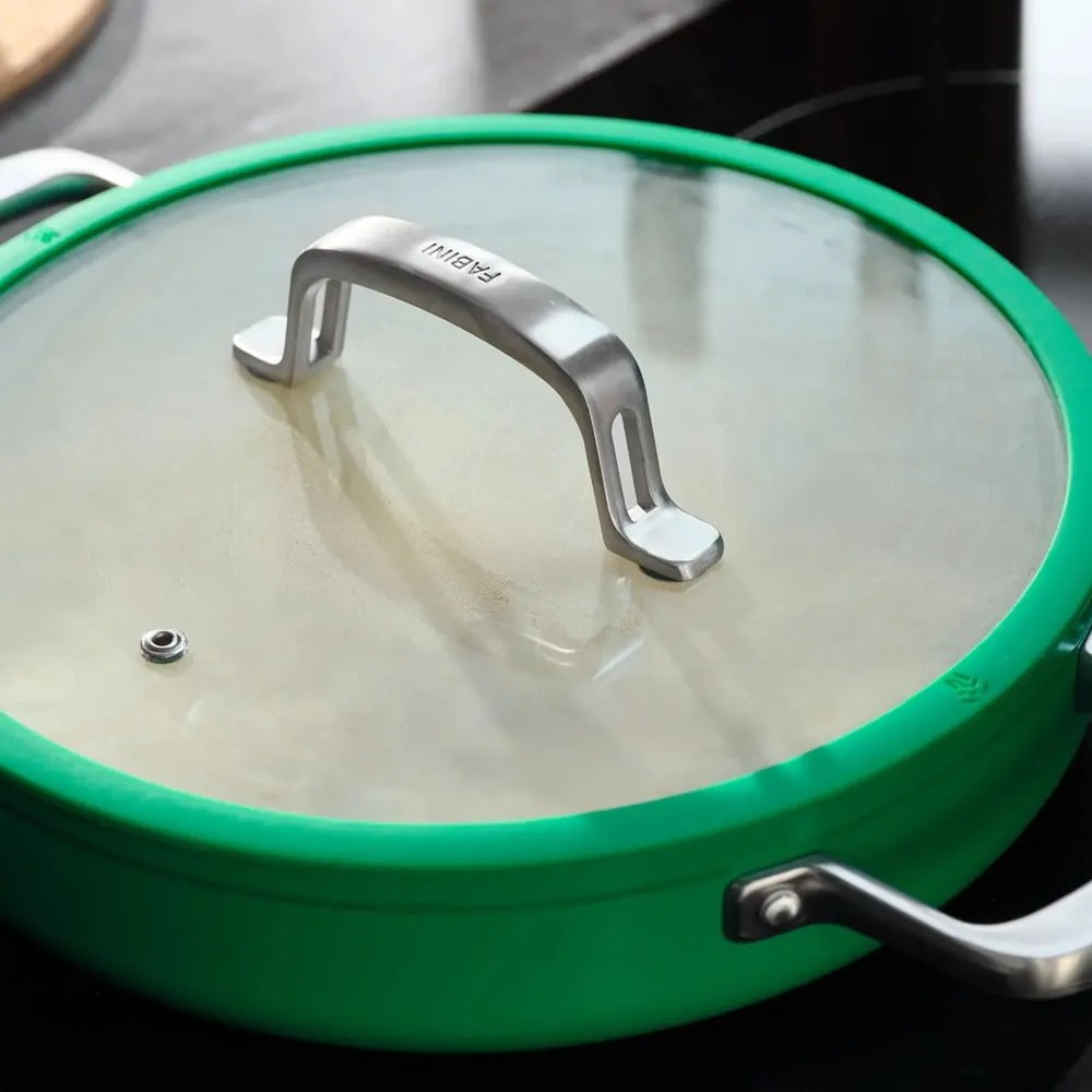 Serpenyő fedővel-kerámia felülettel ø 28 cm tegame Meda 3.0 – FABINI