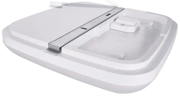 LED Kültéri mennyezeti lámpa DORI LED/18W/230V IP54 négyzet