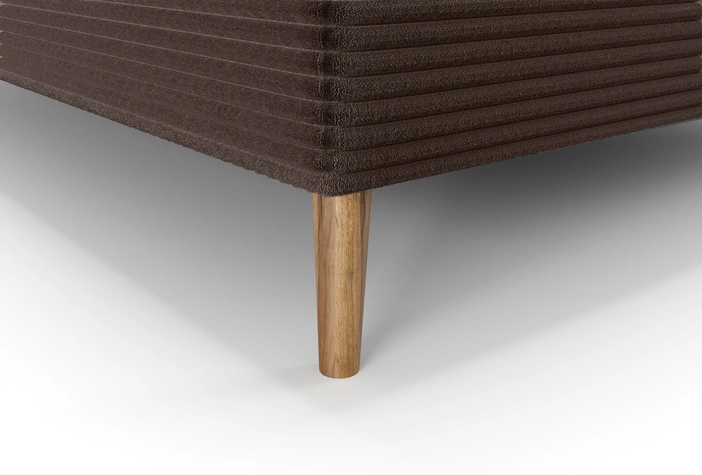 Egyszemélyes ágy 120 cm Napoli Bonell (barna) (ágyráccsal, tárolóhellyel). Akció -16%. 1082433