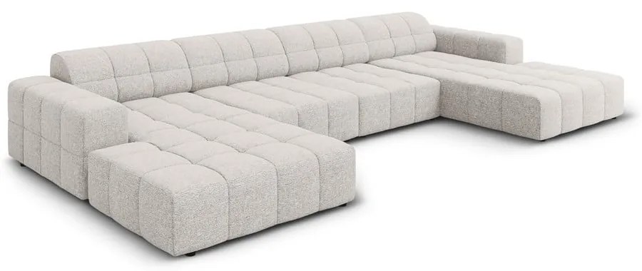 Világosszürke sarokkanapé (U alakú) Chicago – Cosmopolitan Design