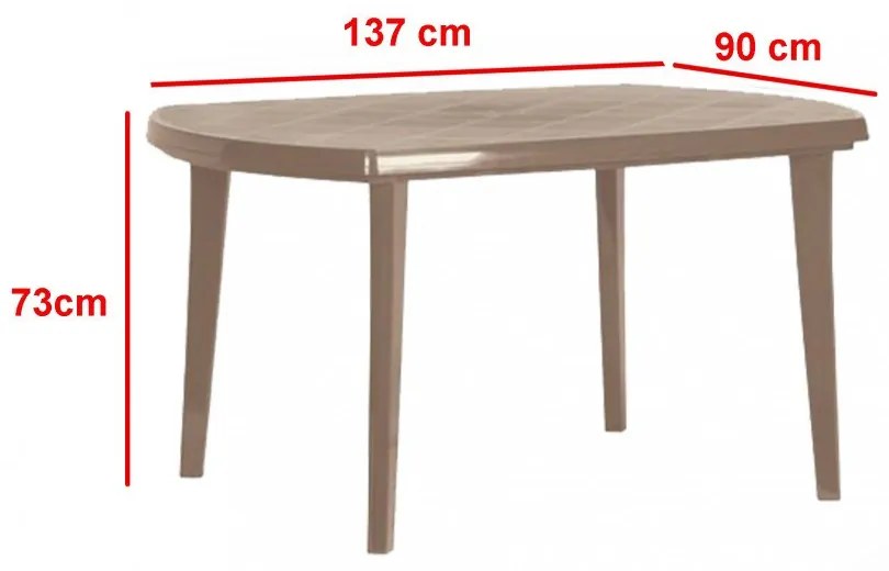 Elma 6+1 kerti bútor garnitúra szett