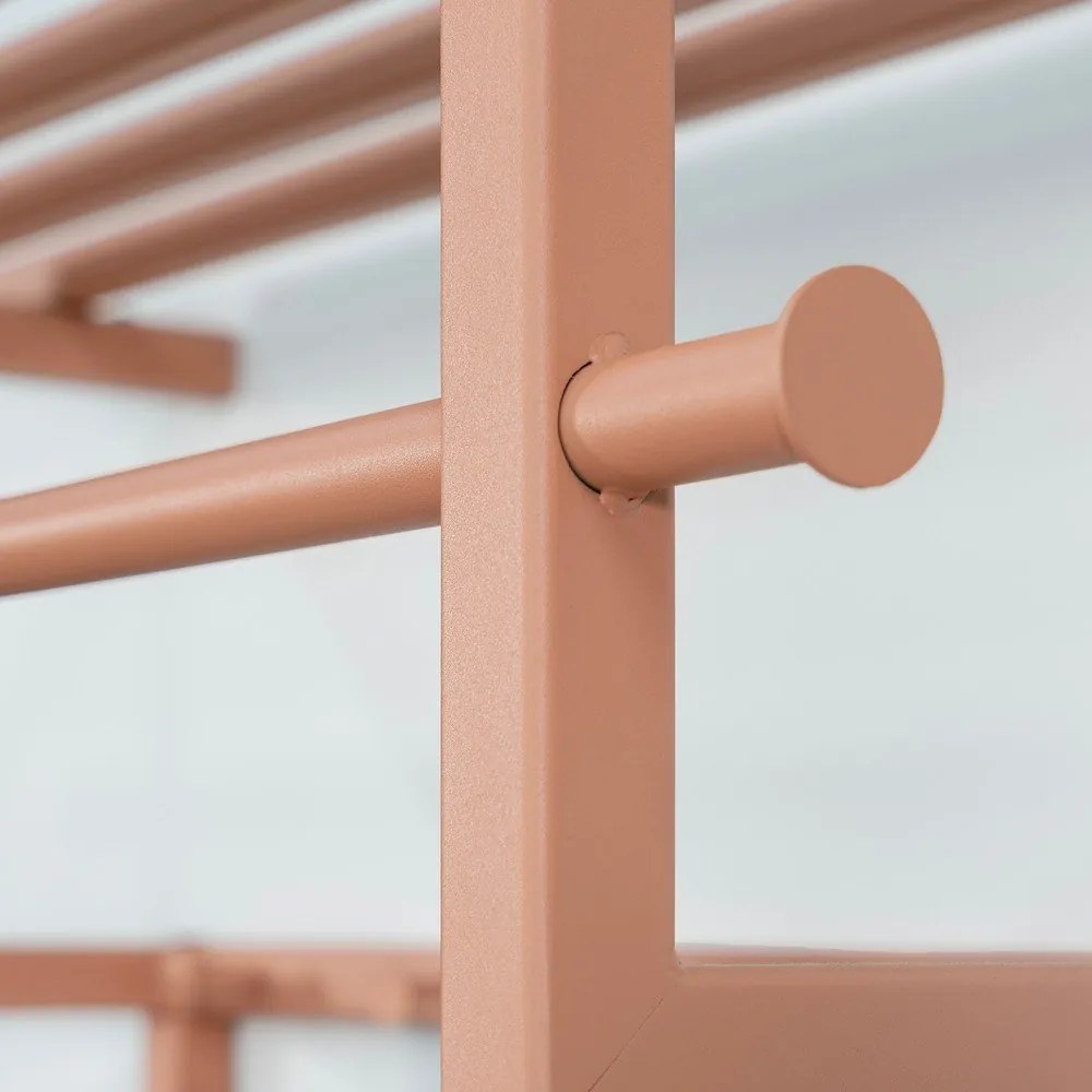 Lazacszínű fém fali fogas polccal Rizzoli – Spinder Design