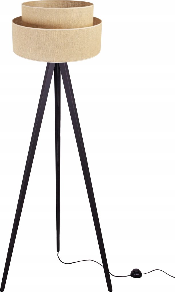 Állólámpa Háromlábú Fa Lámpabúra 45CM Torta