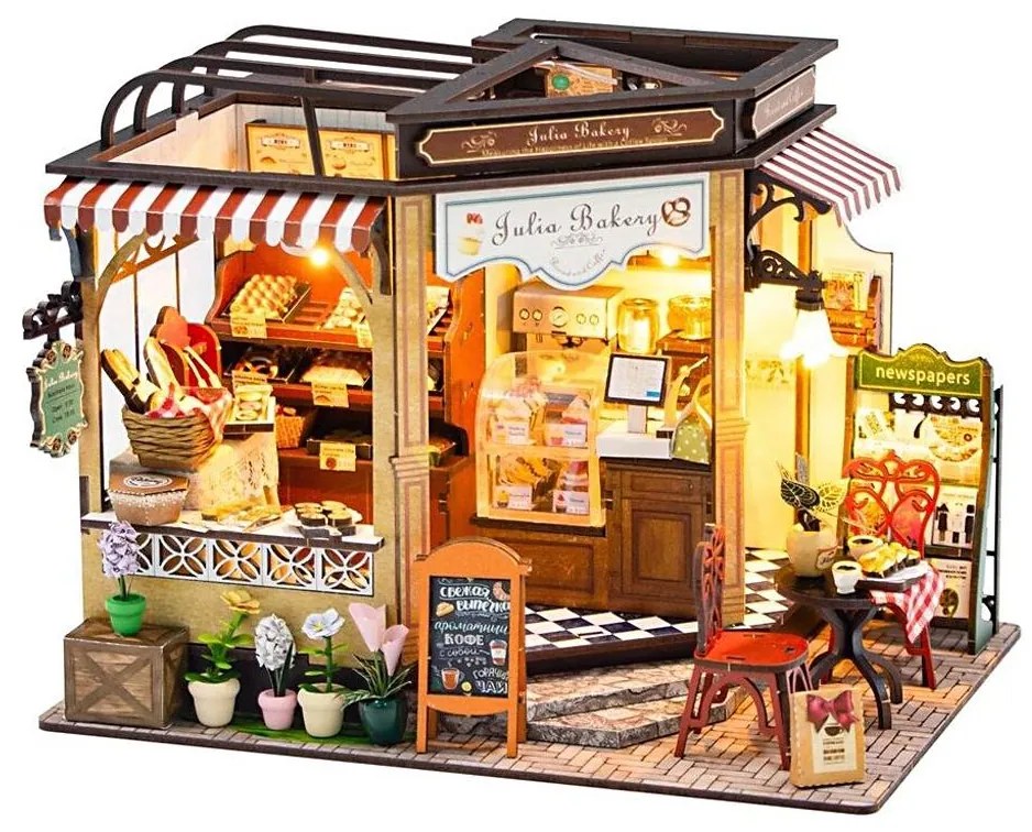 2Kids Toys - Juliino pékség mini házikó 2xAAA-val