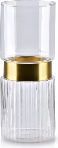 Serenite Clear Váza Gyertyatartó 10x10x24cm