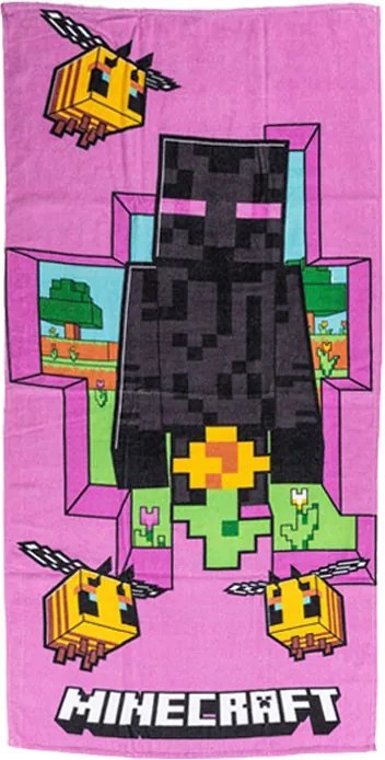 Minecraft Cherry Grove fürdőlepedő, strand törölköző 70x140cm