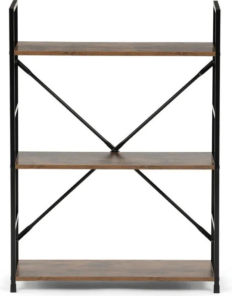 Regál, mdf, hnědá, GD-223 OLW