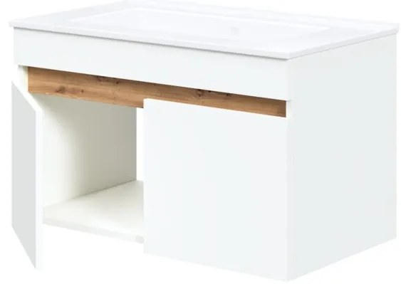 Puresa mosdó alatti szekrény 80 cm, fehér