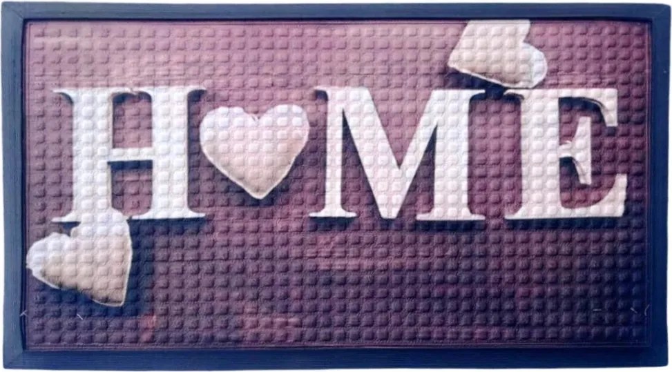 Lábtörlő otthon szívvel