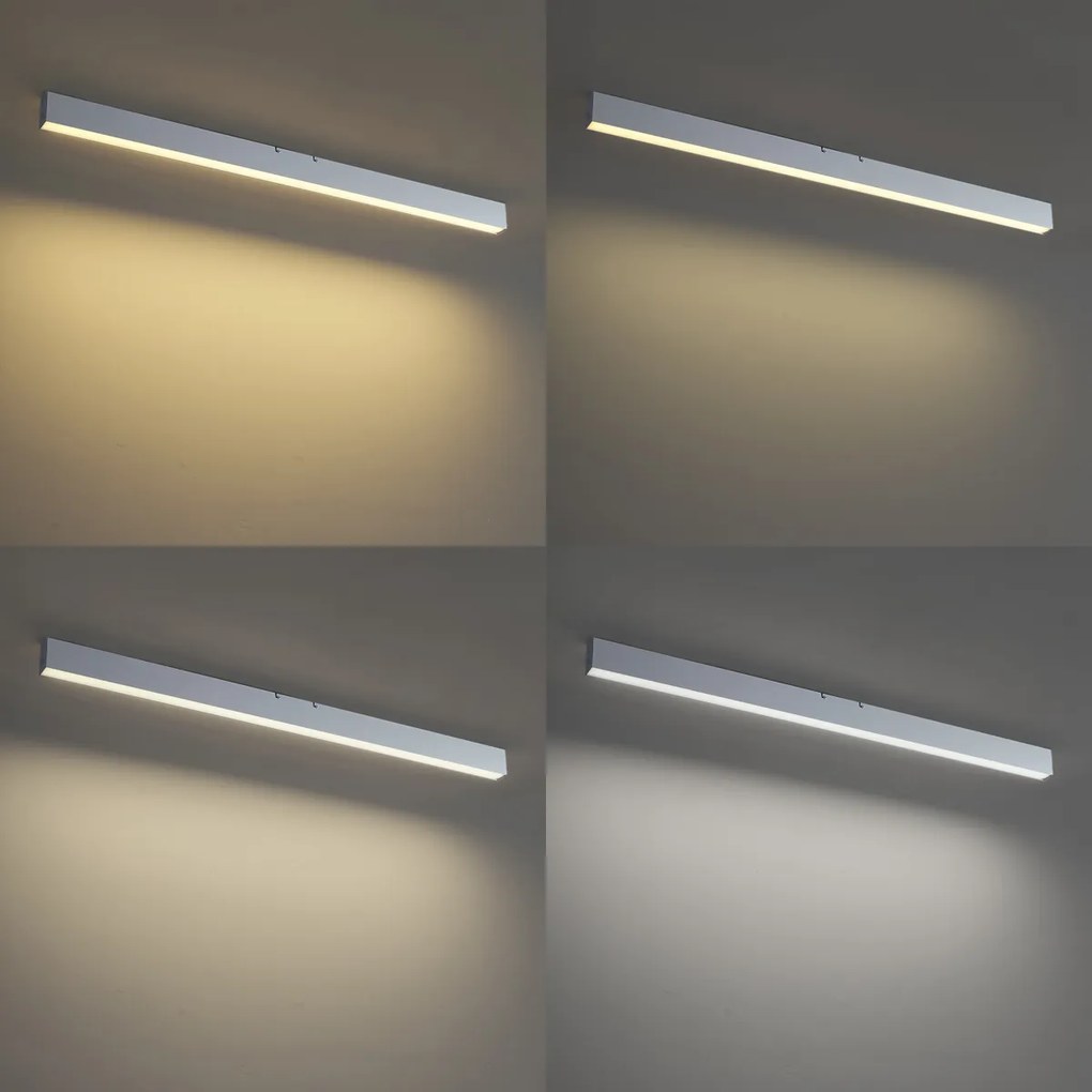 Mennyezeti lámpa fehér LED-del, 3 fokozatban szabályozható 2700-4000K dip kapcsolóval - Keane
