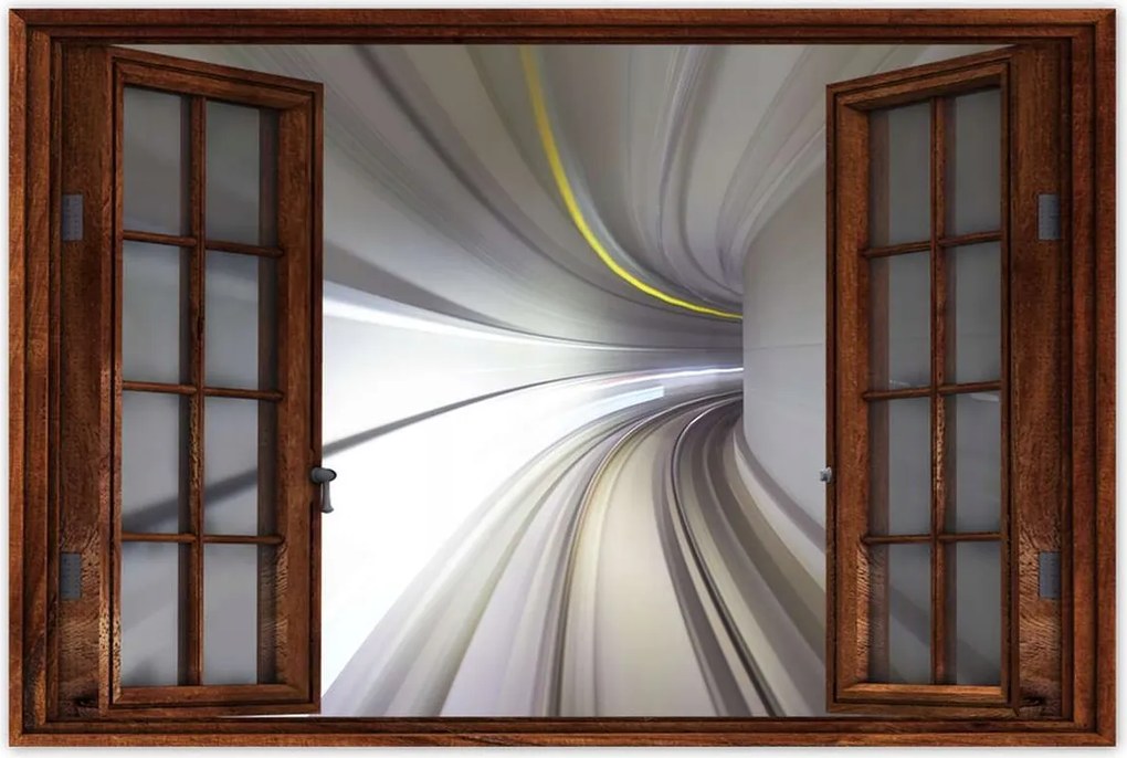 Poszterek 60x40 Alagút 3D Mélység