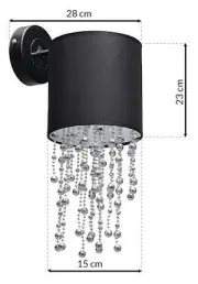 Fali lámpa ALMERIA 1xE27/60W/230V