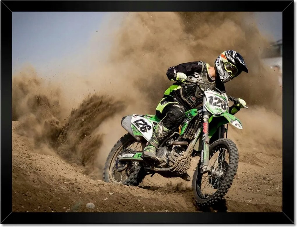 Poszterek keretben 40x30 MotoCross Motorkerékpár Motor