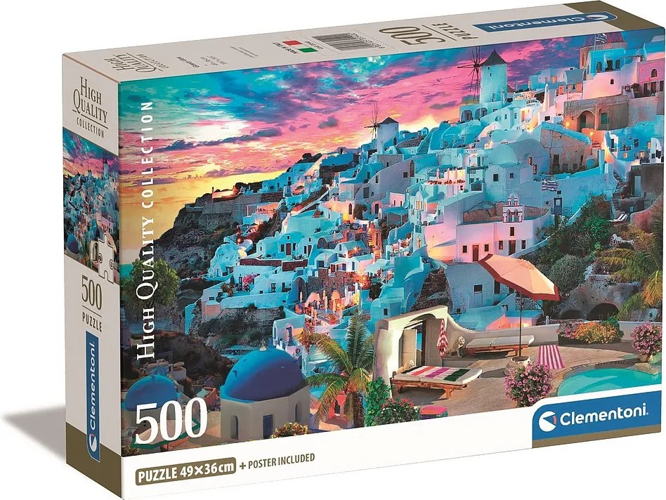 Görögország View 500 db-os puzzle Clementoni