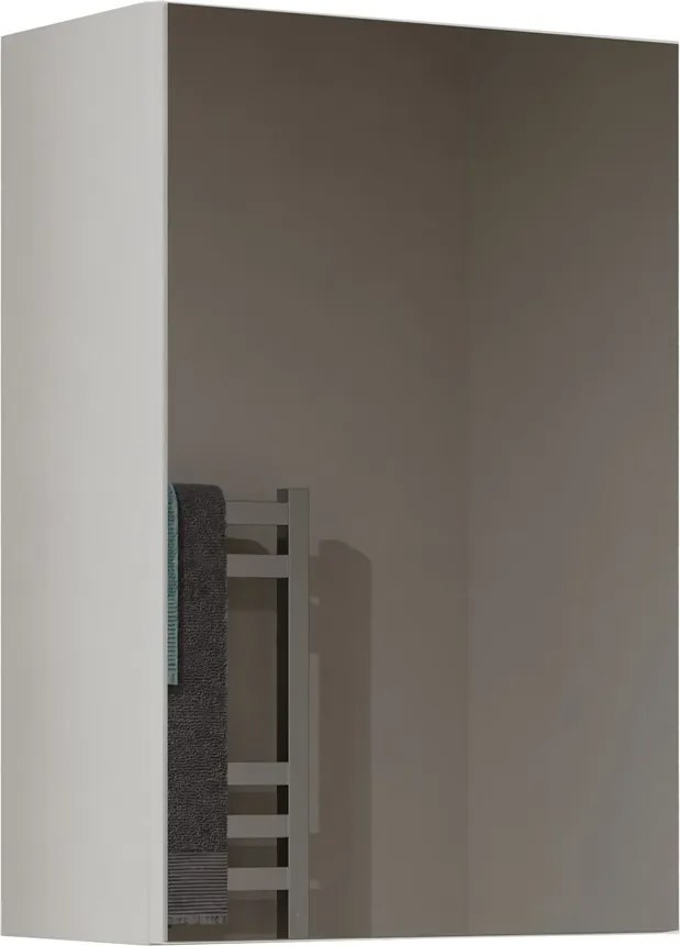 Pola 1DL felső fürdőszoba szekrény, 40x60x22 cm, fehér