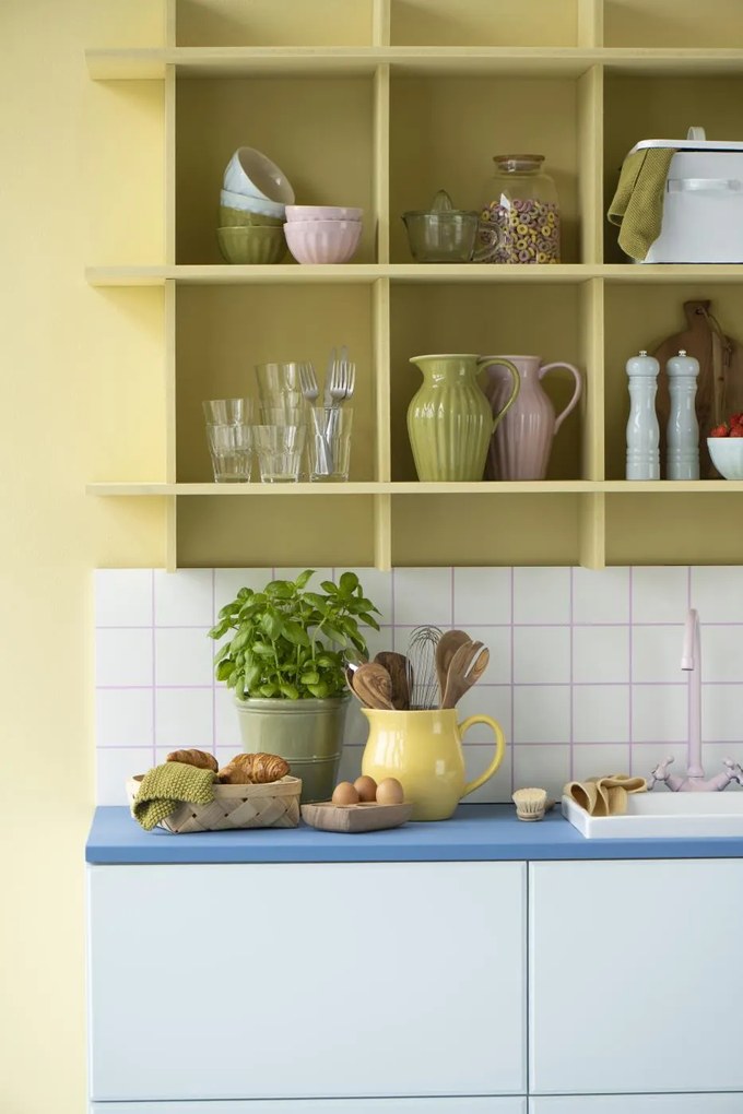 Sárga kerámia tésztástál MYNTE LEMONADE
