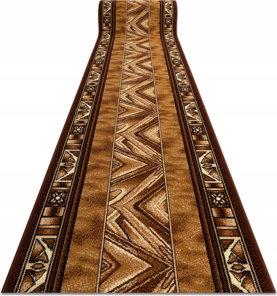 Futószőnyeg Bcf 150 cm Opal régi arany cikk-cakk ^*Q2029