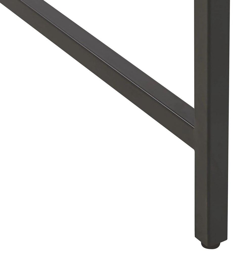 Elegáns Íróasztal Fekete És Világos Fa Színben 120 x 60 cm JENA Beliani