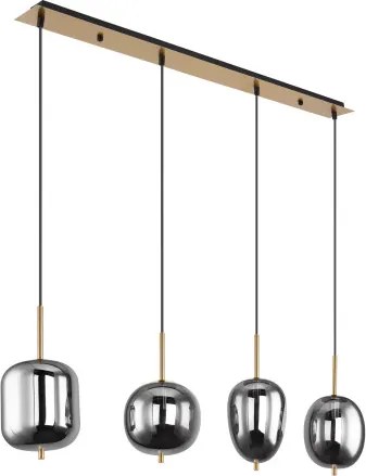 GLOBO 15345-4MM BLACKY Többágú Függesztett Lámpa IP20