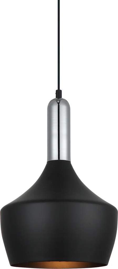 Italux modern skandináv függeszték ophelia króm fekete itxmdm-3028/1 bk+cr