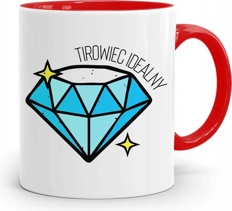 Sofőr Tira Bögre Piros Ajándék fényképes nyomtatással