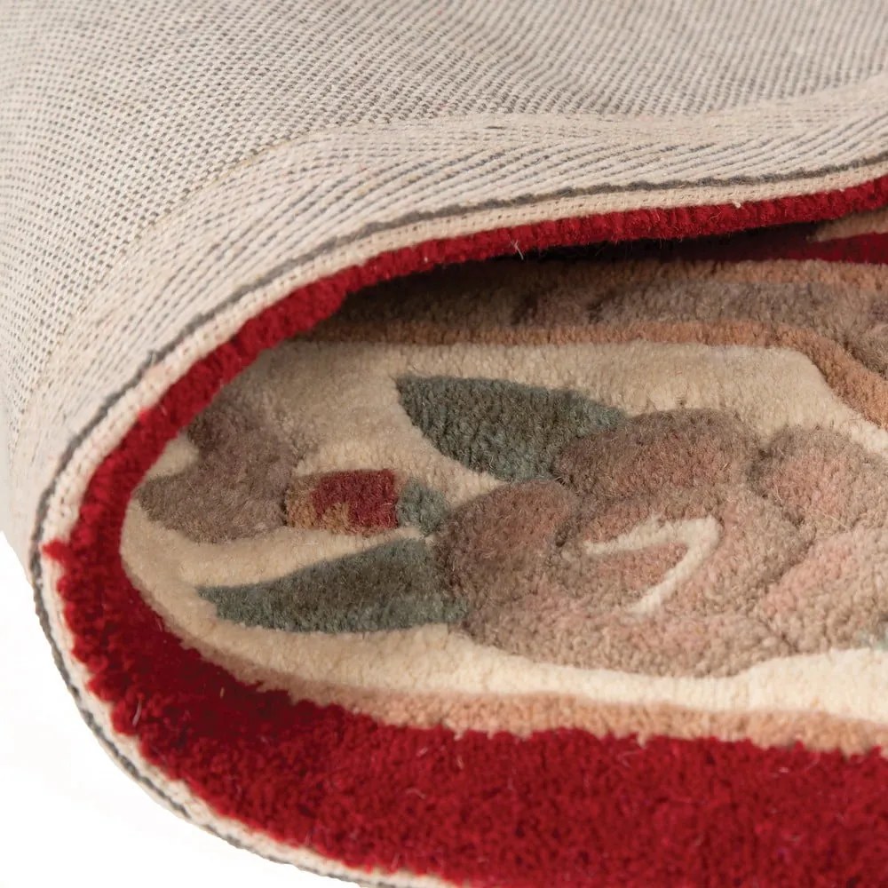 Aubusson piros gyapjú szőnyeg, 150 x 240 cm - Flair Rugs