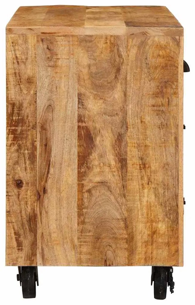 Oldalsó szekrény Barna 70 x 38 x 63 cm tömör mangófa
