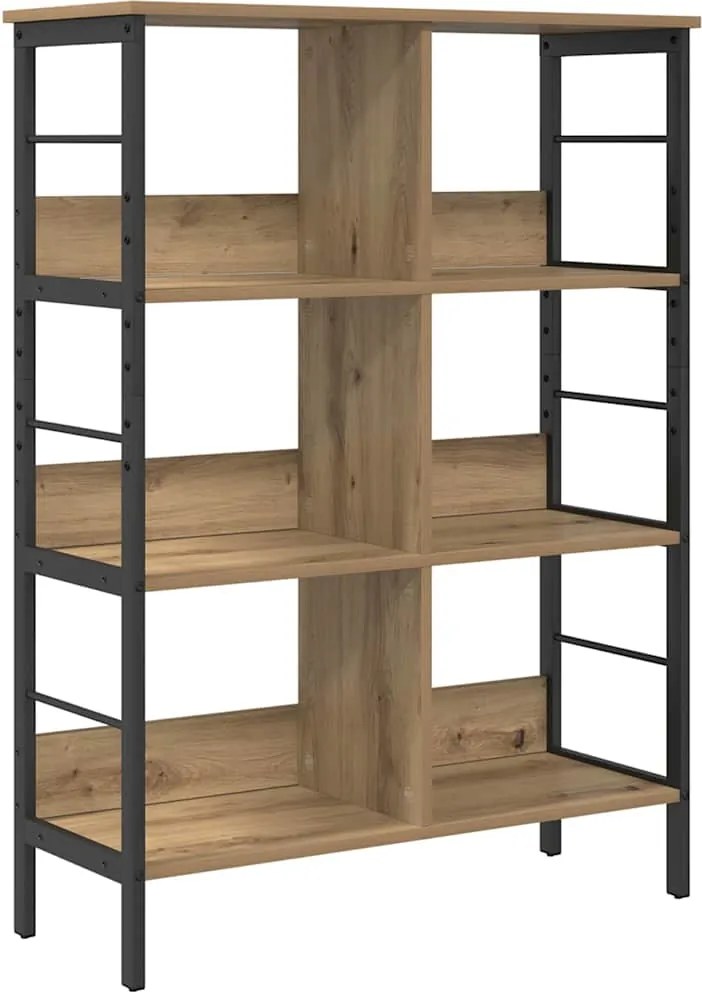 vidaXL Könyvespolc Artisan tölgy 82 x 32 x 112 cm Faanyag