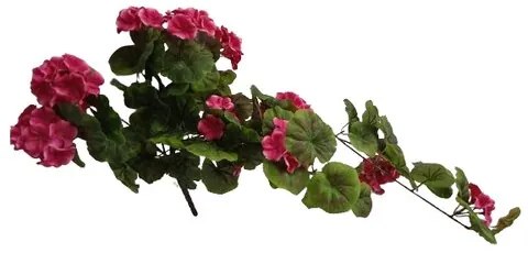Művirág, muskátli, sötét rózsaszín, 68 cm