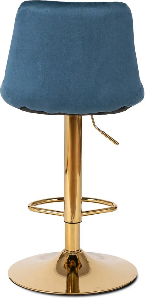 Kék Bársony Bárszék ARCOS