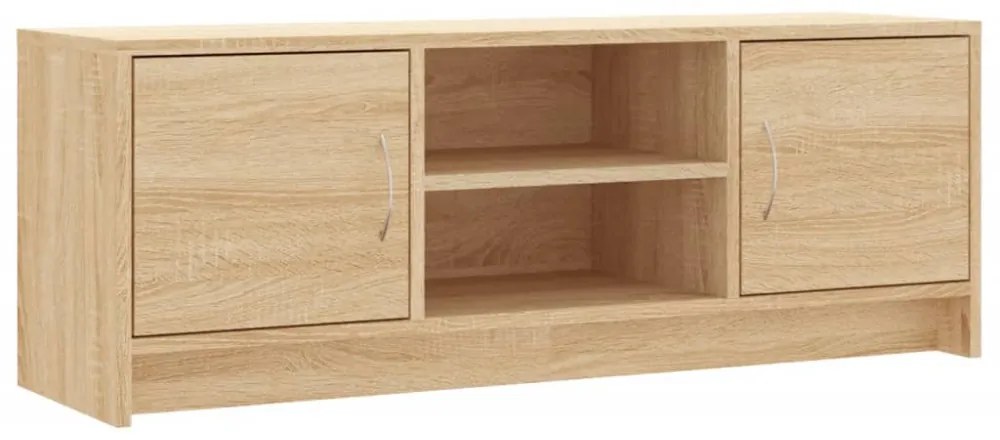 sonoma tölgy színű szerelt fa fali TV-szekrény 102x30x37,5 cm