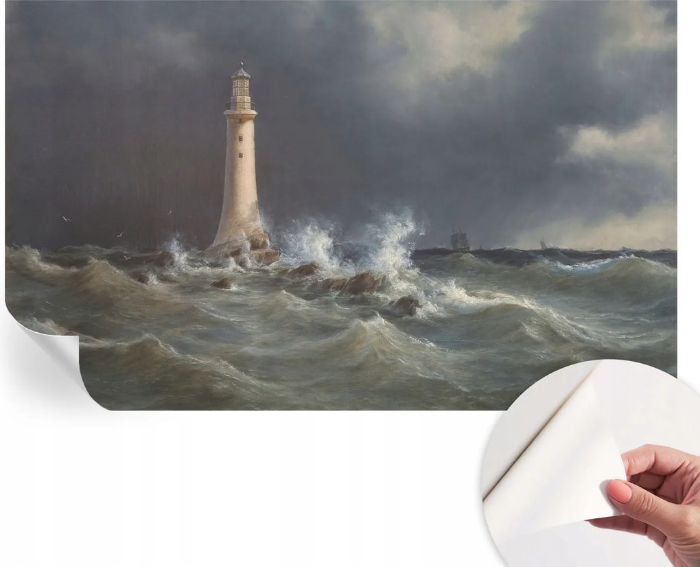Fotótapéta Öntapadós Dekoratív tapéta Tengeri viharok 416x254 cm